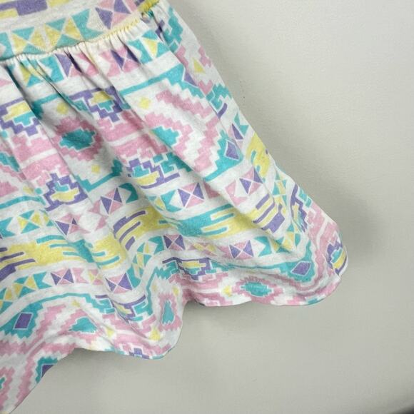 Vintage Names Pastel Aztec Sleeveless Dress USA - Picture 3 of 9